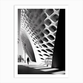 Seville, Spain, Photography In Black And White 1 Art Print