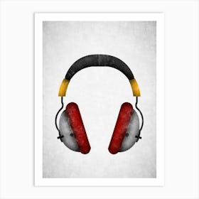 Headphones  Art Print