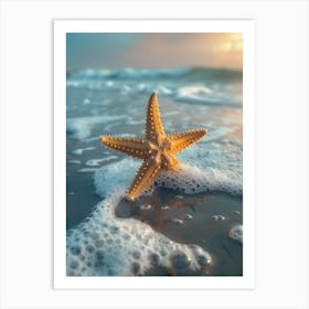 Starfish On The Beach 10 Art Print