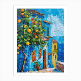 Oranges On The Street 2 Art Print