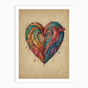 Heart Of Love 23 Art Print