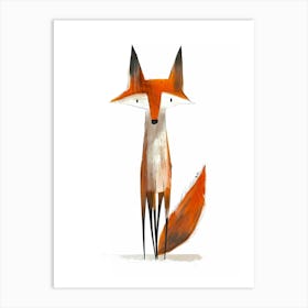 Fox Illustration Art Print