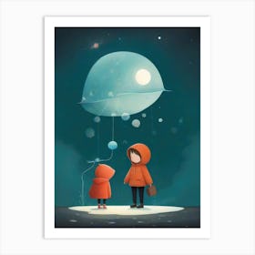 Illustration Emotional Conection Art Print