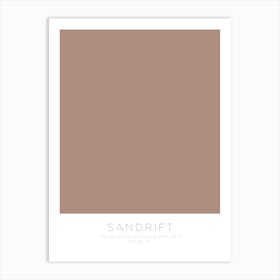 The Colour Block Collection - Sandrift Art Print