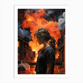 'The Fire' Art Print