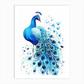 Peacock 8 Art Print