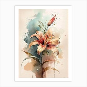 Lily Painting Art Print