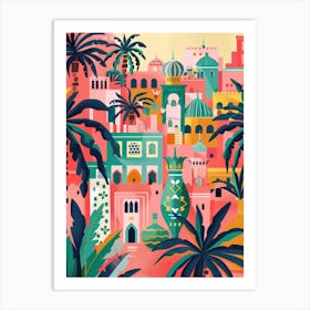 Moroccan City 2 Art Print