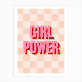 Girl Power - Funny Poster Wall Art Print Art Print