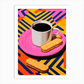 Coffee & Biscuit 1 Art Print
