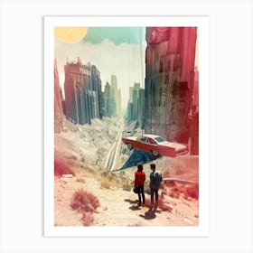 Vintage Vacations. The Grand Canyon of Arisona Art Print