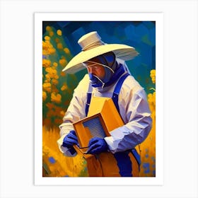 Beekeeping Suit 1 Painting Art Print