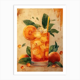 Tequila Cocktail 10 Art Print