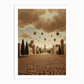 City In The Sky Art Print