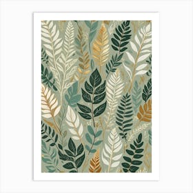 Fern Leaves Art Print