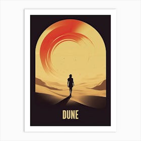 Dune Vintage Fan Art Poster 2 Art Print