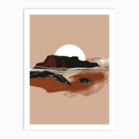 Desert Landscape 26 Art Print