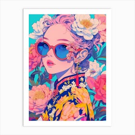 Chinese Girl Art Print