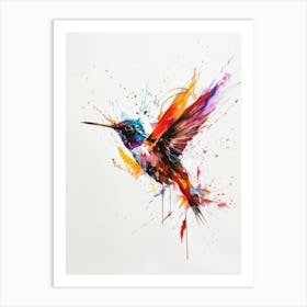 Hummingbird Canvas Print 2 Art Print