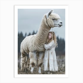 Alpaca Art Print