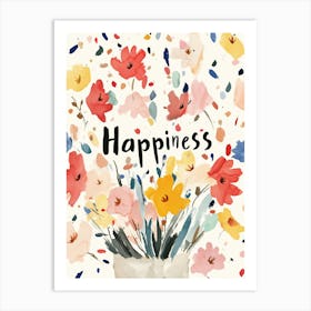 Happiness Art Print