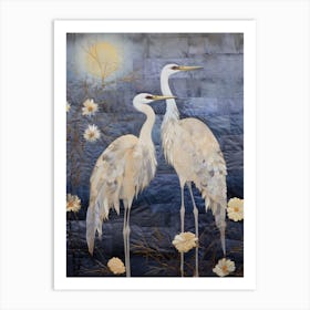 Two Cranes 2 Art Print