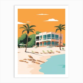 Anguilla 2 Travel Illustration Art Print