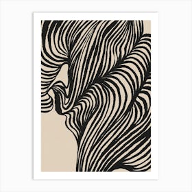 Abstract Lines No 0829 Art Print