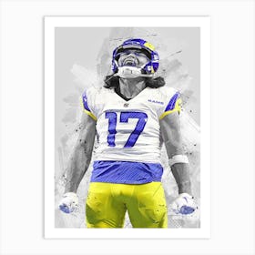 Puka Nacua Los Angeles Rams Art Print