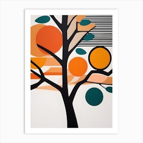 'Sunrise' Tree Of Life Abstract 1 Art Print