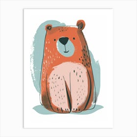 Bear Illustration 6 Art Print