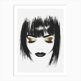 Black And Gold Canvas Print 9 Art Print