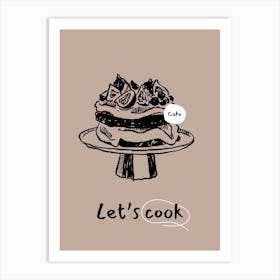 Let'S Cook Art Print