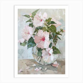 A World Of Flowers Hibiscus 3 Painting Art Print