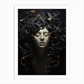 Head Of A Woman Art Print