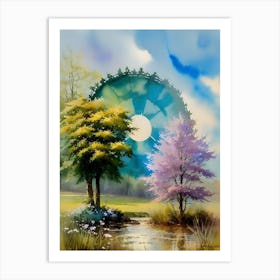 Of A Wheel Art Print