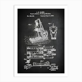 Treadmill Patent Print Walking Machine Patent Passive Motion Walking Machine L Art Print