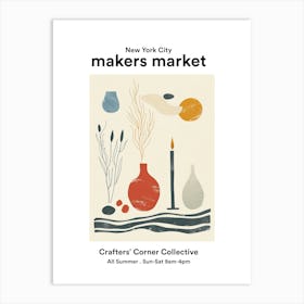 New York City Crafters Corner Collective 2 Art Print