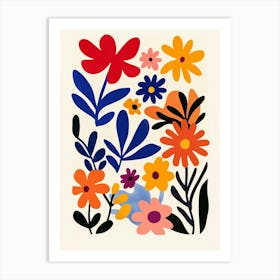 Flowers In The Garden 3 Art Print