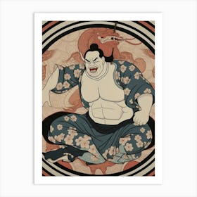 Sumo Wrestlers Japanese 5 Art Print