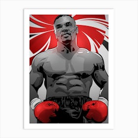 Mike Tyson Boxer Art Print