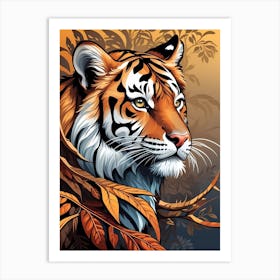 Tiger Painting Art Print