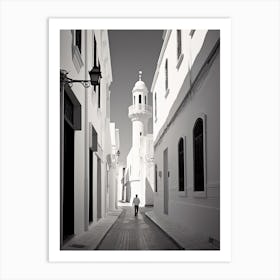 Tunis, Tunisia, Black And White Photography 3 Art Print