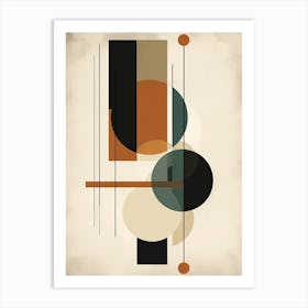 Harmony Haven; Boho Mid Century Symphony Art Print