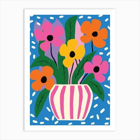 Flower Arrangement In A Vase 2 Art Print