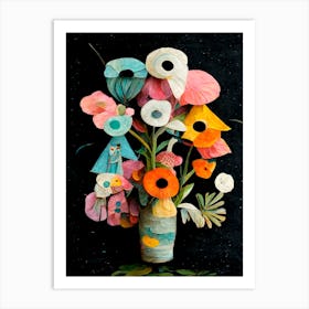 Les Fleurs Art Print