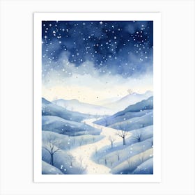 Winter Landscape 3 Art Print