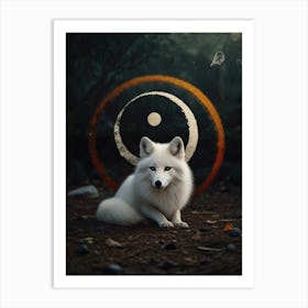 Fox In The Forest 6 Art Print