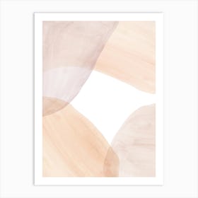 Abstract soft Watercolor Painting 1 Art Print