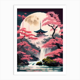 Japanese Landscape Painting (4) Art Print